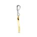 14krt gouden hanger poli/mat diamant 0.09ct H SI 31 mm - 620361