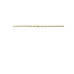 14krt gouden collier met zilveren kern 45cm 3mm - 620364
