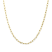 14krt gouden collier met zilveren kern 45cm 4.7mm - 620366