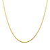 14krt gouden collier met zilveren kern slang 45cm 3.3mm - 620367