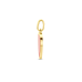 14krt gouden hanger hartje rode epoxy - 620393