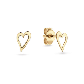 Jackie 14krt gouden oorbellen Cheers to Love JKE25.555 - 620414