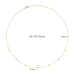 Jackie 14krt gouden collier Rembrandt JKN25.554 - 620417