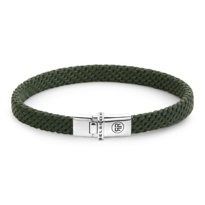 Rebel & Rose Jewelry Bracelet Mastery Collection - Woven Small Green Ltd. L0179-S - 620430