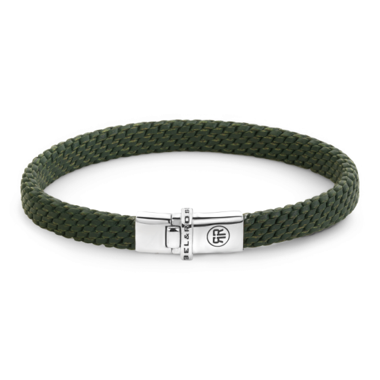 Rebel & Rose Jewelry Bracelet Mastery Collection - Woven Small Green Ltd. L0179-S - 620430