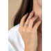 ZINZI zilveren ring infnity zirkonia en ovale schakel - 620570