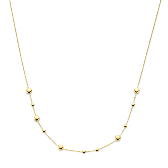 14krt gouden collier fantasie 42 - 45 cm (B0254) - 620615