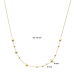 14krt gouden collier fantasie 42 - 45 cm (B0254) - 620615