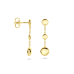 14krt gouden oorhangers fantasie 24mm - 620617 14krt gouden oorhangers fantasie 24mm - 620617