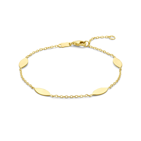 14krt gouden armband fantasie 16-18 cm - 620622 14krt gouden armband fantasie 16-18 cm - 620622