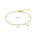 14krt gouden armband fantasie 16-18 cm - 620622 14krt gouden armband fantasie 16-18 cm - 620622