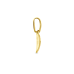 14krt gouden hanger hartje poli/mat 13 mm - 620625