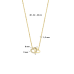 14krt gouden collier hartje zirkonia 40-42-44 cm - 620628 14krt gouden collier hartje zirkonia 40-42-44 cm - 620628