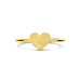 14krt ring hartje poli/mat - 620629