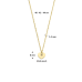 14krt gouden collier hartje zirkonia 40-42-44 cm - 620631 14krt gouden collier hartje zirkonia 40-42-44 cm - 620631