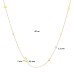 14krt gouden collier hartjes 76-78-80cm - 620632 14krt gouden collier hartjes 76-78-80cm - 620632