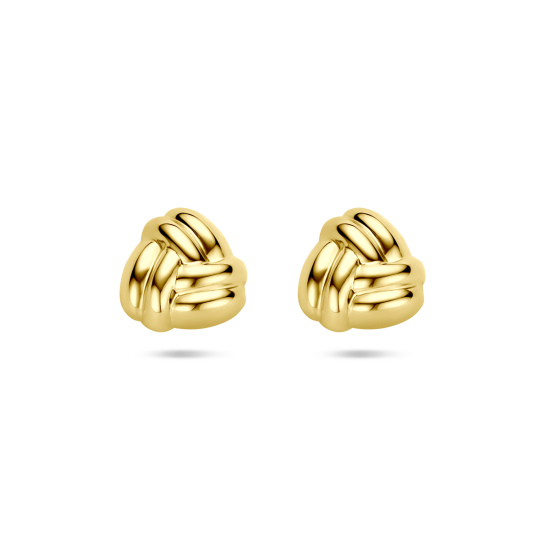 14krt gouden oorknoppen 11mm knoop - 620637 14krt gouden oorknoppen 11mm knoop - 620637