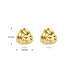 14krt gouden oorknoppen 11mm knoop - 620637 14krt gouden oorknoppen 11mm knoop - 620637