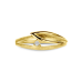 14krt gouden ring poli/mat met diamant 0.02ct H SI - 620642