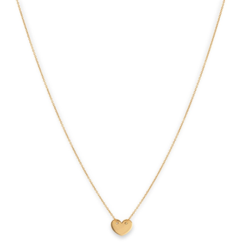 Monzario 14krt gouden collier met hartje - 620720