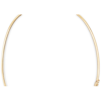 Monzario 14krt gouden omega collier 3mm 45cm - 620739