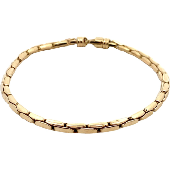 Monzario 14krt gouden armband 3.5mm 19cm - 620746