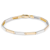 Monzario 14krt bicolor gouden armband 19cm 3.5mm - 620748 Monzario 14krt bicolor gouden armband 19cm 3.5mm - 620748
