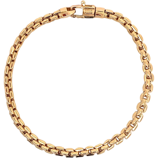 Monzario 18krt roodgouden armband 4.5mm 19cm - 620751 Monzario 18krt roodgouden armband 4.5mm 19cm - 620751