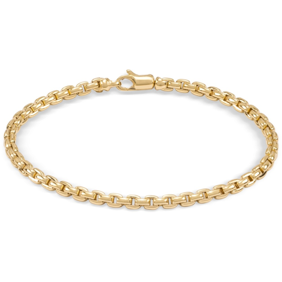 Monzario 14krt gouden armband bol venitiaan 19cm 3.5mm - 620766