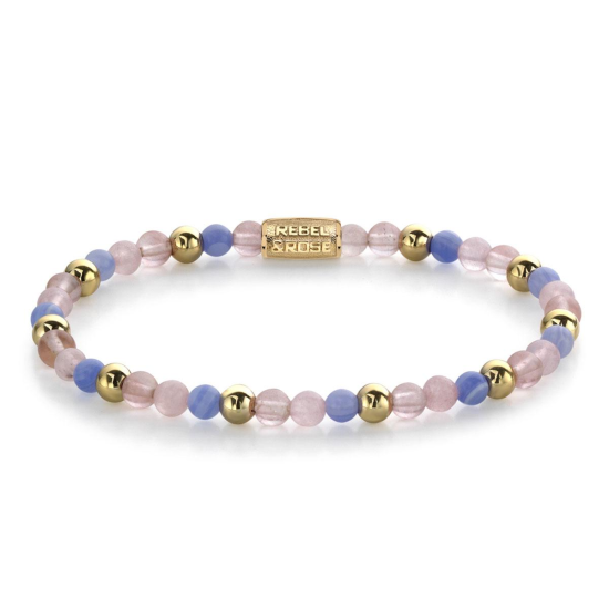 Rebel & Rose Pink Summer Vibes Yellowgold 40056-G - 620861 Rebel & Rose Pink Summer Vibes Yellowgold 40056-G - 620861