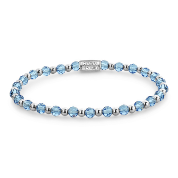 Rebel & Rose Jewelry Bracelet Mix Winter Blues Glam Rocks 4mm 40169-S - 620862 Rebel & Rose Jewelry Bracelet Mix Winter Blues Glam Rocks 4mm 40169-S - 620862