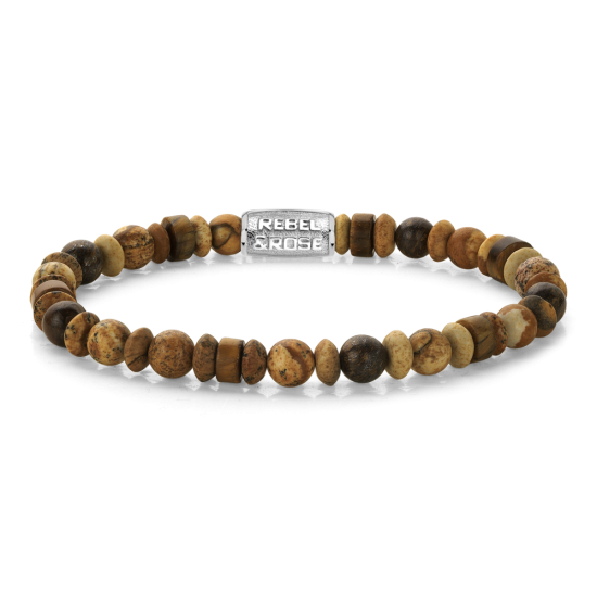 Rebel & Rose Jewelry Bracelet Variations Woodstock 6mm 60151-S - 620899