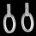 Sanjoya Oorbellen Schakel mat zilver - 620918