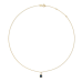 Jackie 14krt gouden collier Amstel London Blue Topaas JKN26.617 - 620943