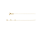 Jackie 14krt gouden collier Amstel London Blue Topaas JKN26.617 - 620943
