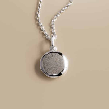 Touche by Bas Verdonk zilveren ashanger rond glad - 620975