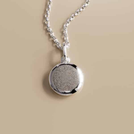 Touche by Bas Verdonk zilveren ashanger rond glad - 620975