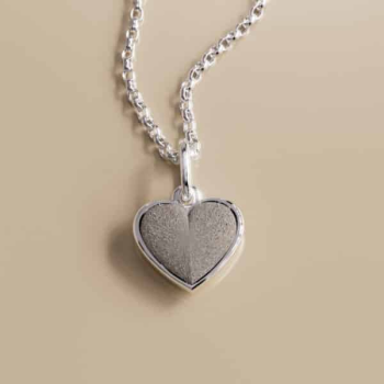 Touche by Bas Verdonk zilveren ashanger hart glad - 620977