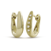 14krt gouden creolen met diamant 0.075crt - 621032 14krt gouden creolen met diamant 0.075crt - 621032