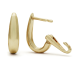 14 krt gouden creolen ovaal 13x3.5mm - 621033