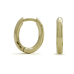 14 krt gouden creolen ovaal 14x2.6mm - 621034