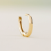 14 krt gouden creolen ovaal 14x2.6mm - 621034