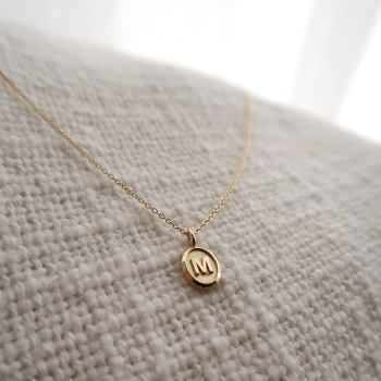 Minioro 14krt gouden Hanger Olivia 1 met letter - 621044