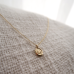 Minioro 14krt gouden Hanger Olivia 1 met letter M - 621044