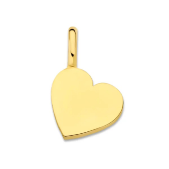 Minioro 14krt gouden Hanger Hangsymbool Hart - 621050
