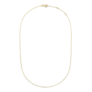 Minioro 14krt gouden Collier 1mm 41-43-45cm - 621052