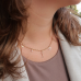 Minioro 14krt gouden Hanger Nametag LOVE - 621054