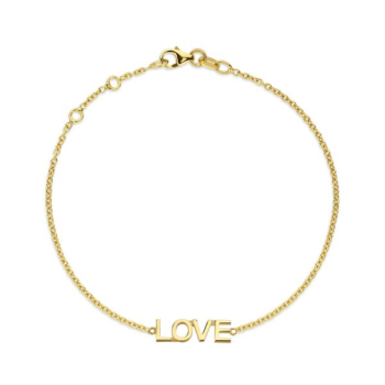 Minioro 14krt gouden Armband Nametag LISA - 621056