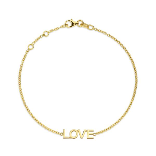 Minioro 14krt gouden Armband Nametag LISA - 621056