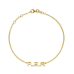 Minioro 14krt gouden Armband Nametag LISA - 621056